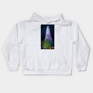 Skyscraper and Tree Kids Hoodie